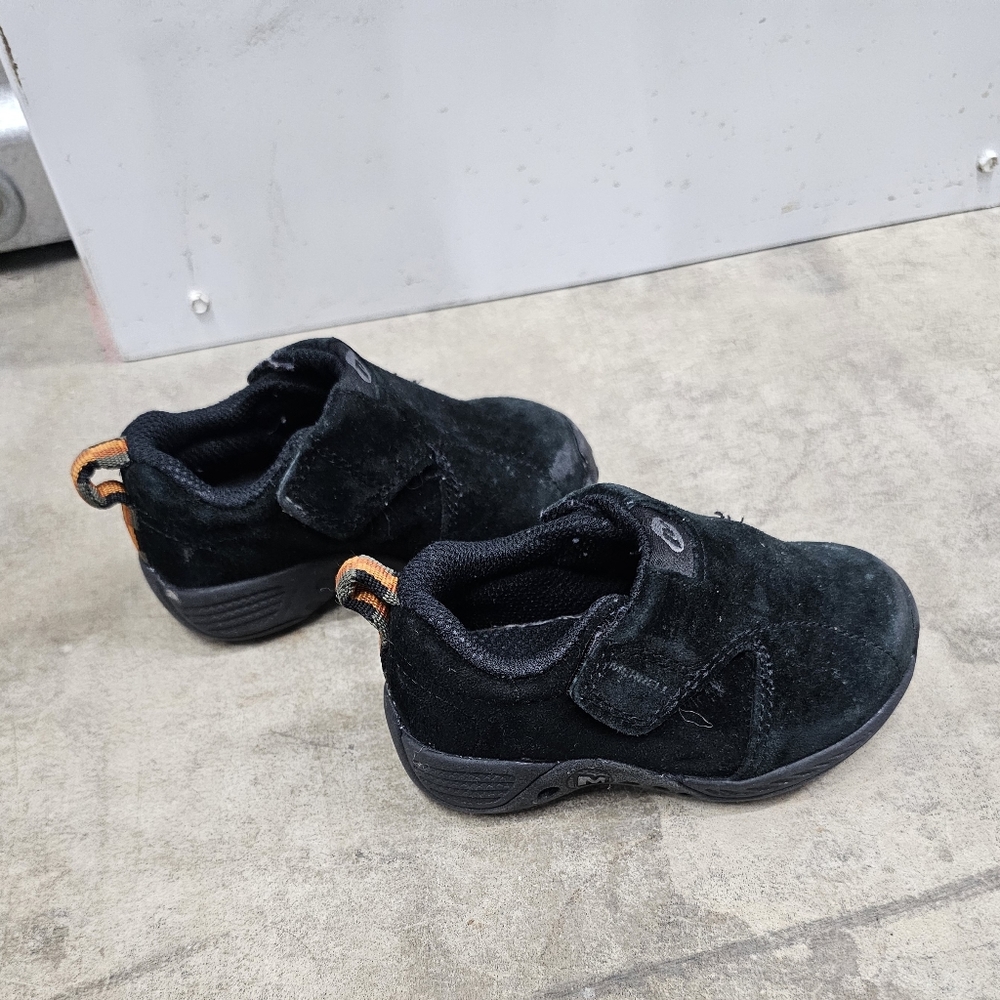 MERRELL JUNGLE MOC JR. DOUBLE VELCRO SHOES, Size 5 Infant, VGUC-EUC!